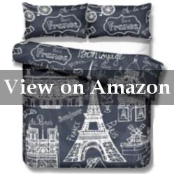 Black and White Eiffel Tower Bedding Review