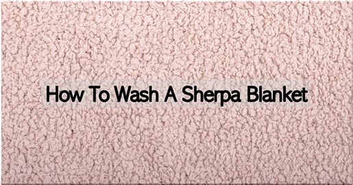 how to wash a sherpa blanket